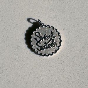 Sweet Sixteen (16) Vintage Silver Pendant